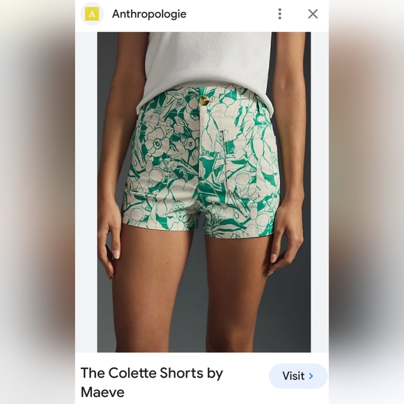 Anthropologie Pants - NWT Anthropologie Maeve Colette Shorts 31